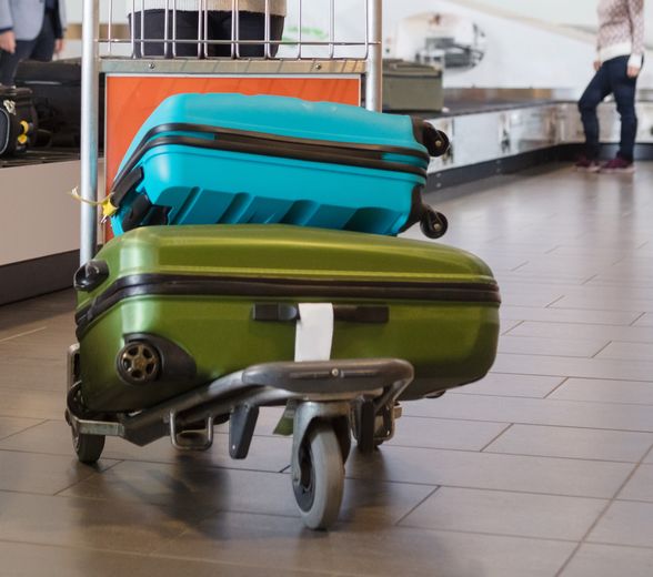 HYL - Luggage Being Moved Via Cart